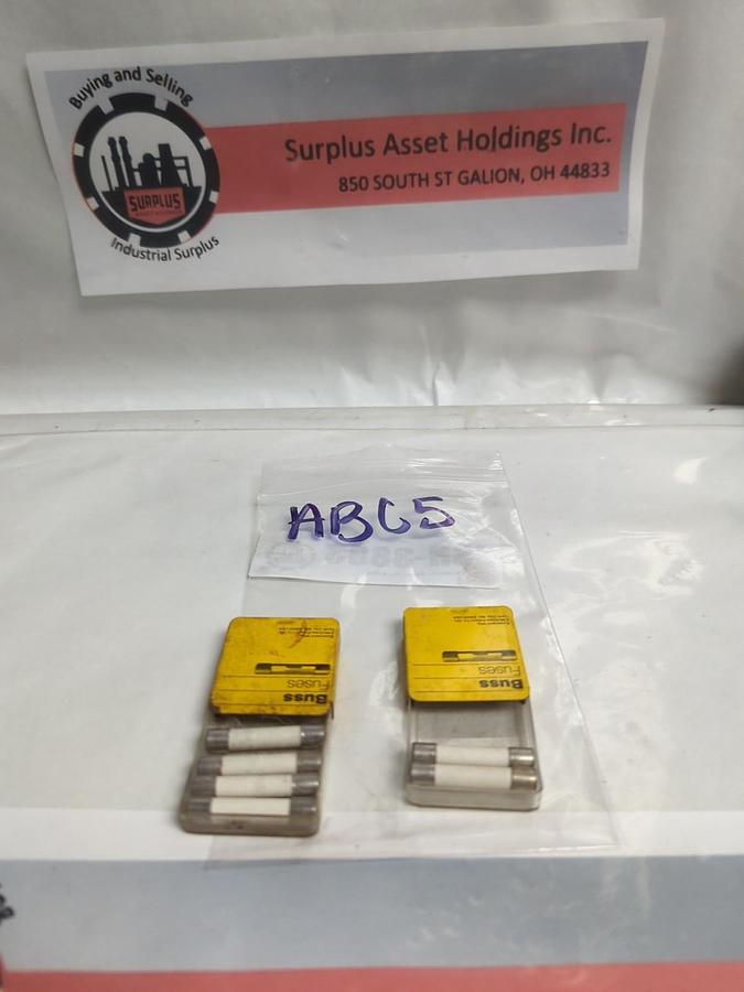 COOPER BUSSMANN,ABC-5,5 AMP FUSE LOT OF 6 NOS