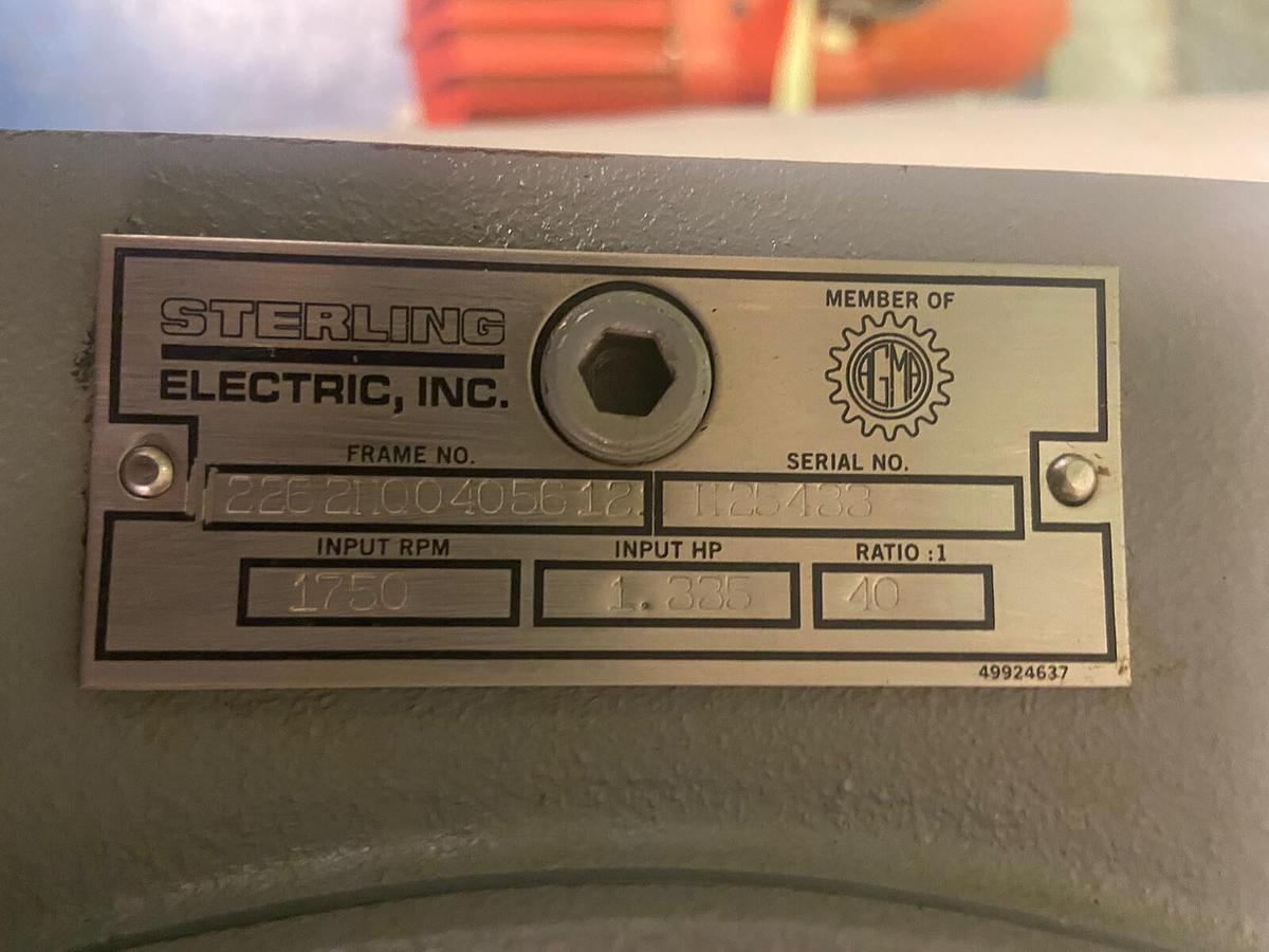 Sterling Electric,2262II004056121,Gear Reducer Ratio 40 Input 1.335Hp 1750RPM