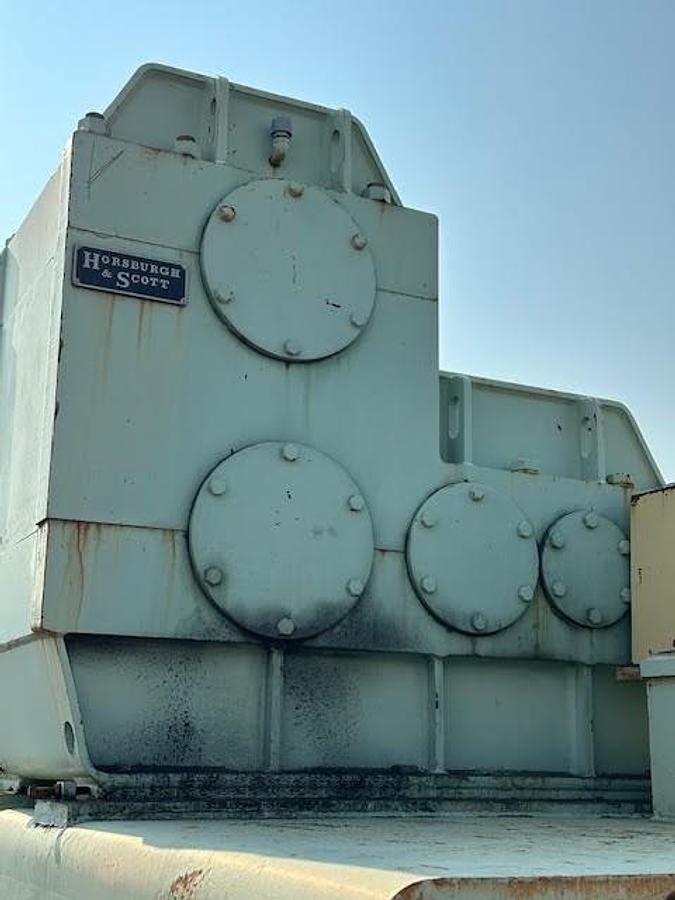 Used Horsburgh & Scott,Mark II Helical Speed Reducer 120.23 Ratio 25HP