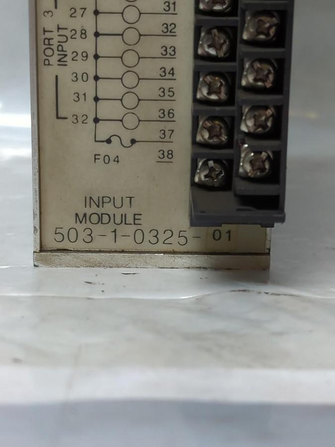 Used ROBOTRON,503-1-0325-0,INPUT MODULE 1-32 120VAC PRE-OWNED