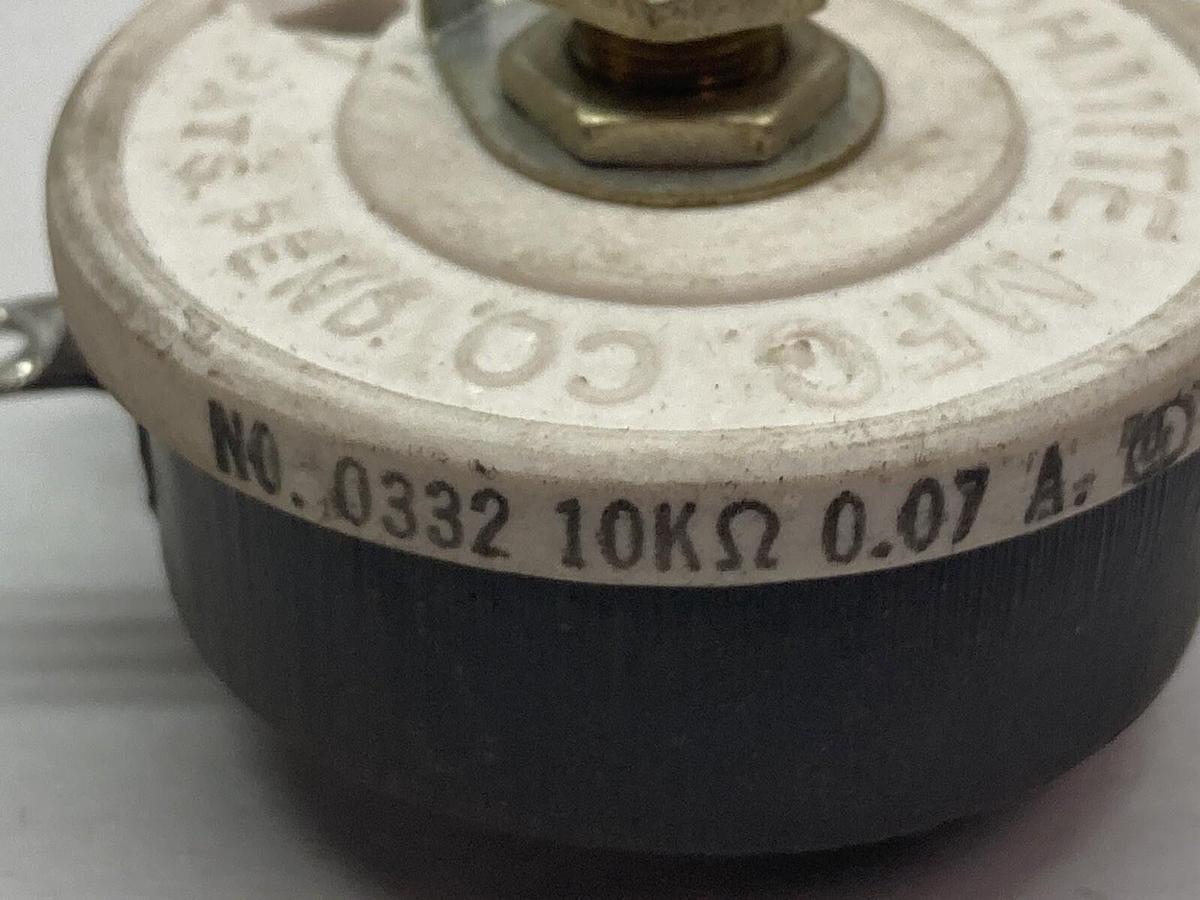 Used Ohmite,0332,Rhestat 10000 OHM 0.07A