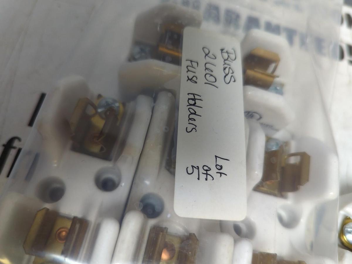 COOPER BUSSMANN,2601,CERAMIC FUSE HOLDER 30A/250V LOT OF 5 NOS