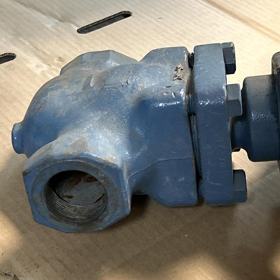 Used DEZURIK,859135-1DA0-1B1-19-PDA1-AAA,ELECTRO-PNEUMATIC ACTUATOR VALVE 1-1/2INCH