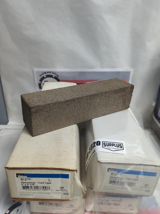 IDEAL,80-475C,RESURFACER-TOOL TYPE 2X2X8 INCH COARSE LOT OF 4 NOS
