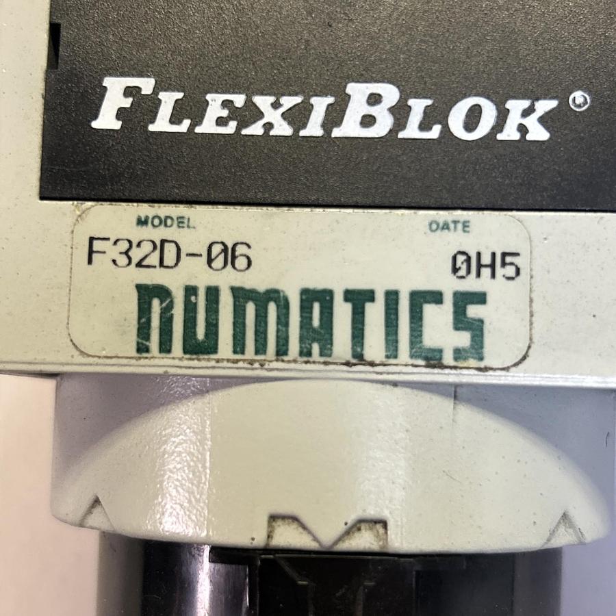 Used NUMATICS,F32D-06,PNEUMATIC FILTER WITH R32R-06 REGULATOR