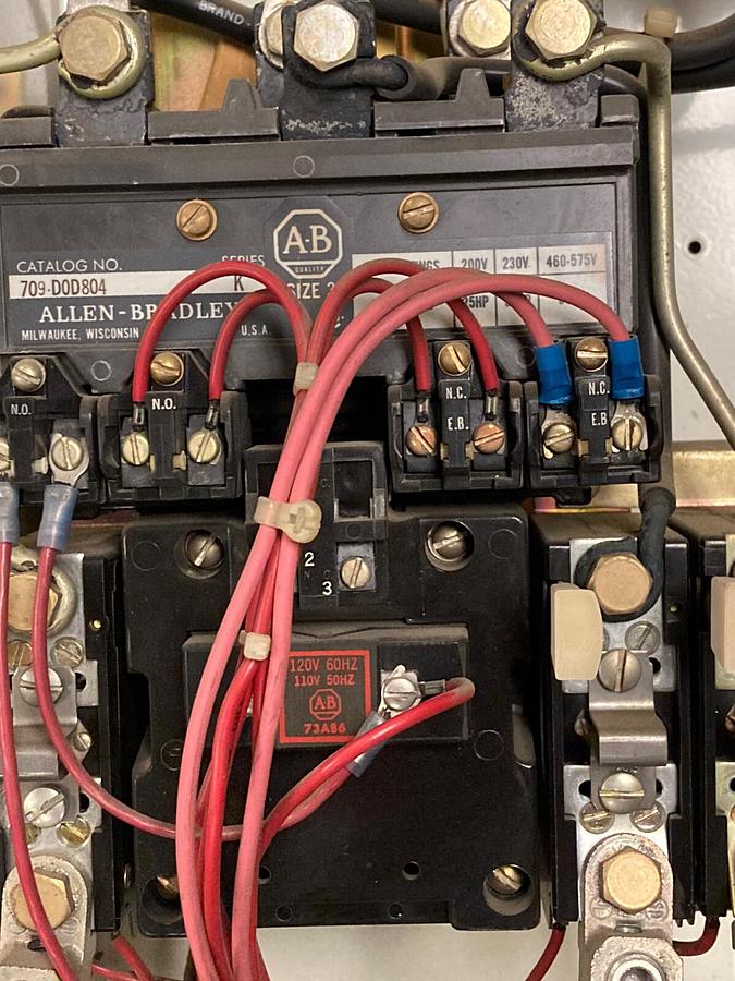 Used Allen-Bradley,2100 2112B,Size 3  Fused MCC 32 INCH Starter Feeder Bucket