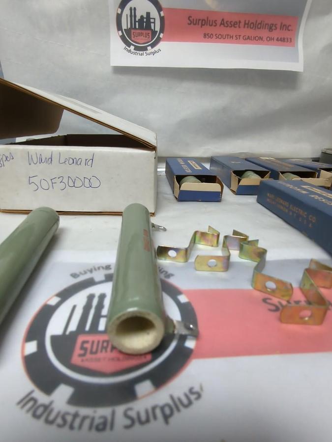 WARD LEONARD,50F30000,RESISTOR 50 WATT 30,000 OHMS LOT OF 8 NOS