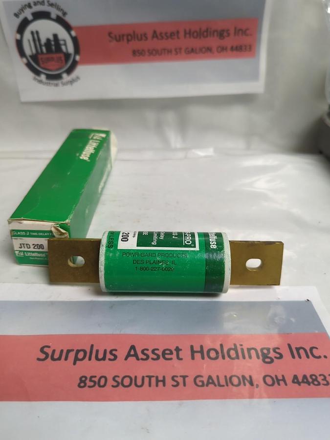 LITTELFUSE,JTD200,TIME DELAY CLASS J 200 AMP FUSE NOS