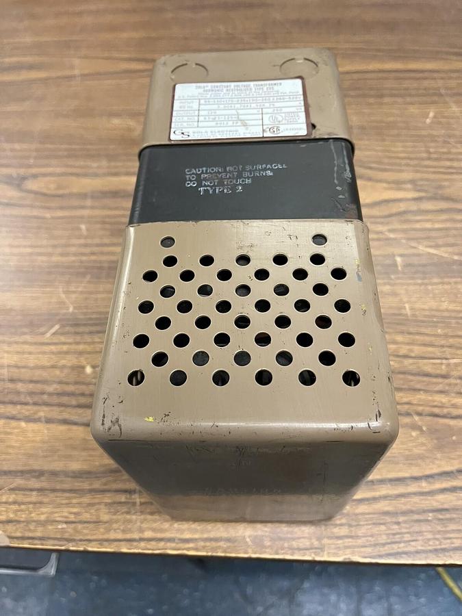 Used SOLA,63-23-125-4,CONSTANT VOLTAGE TRANSFORMER 120V 250VA