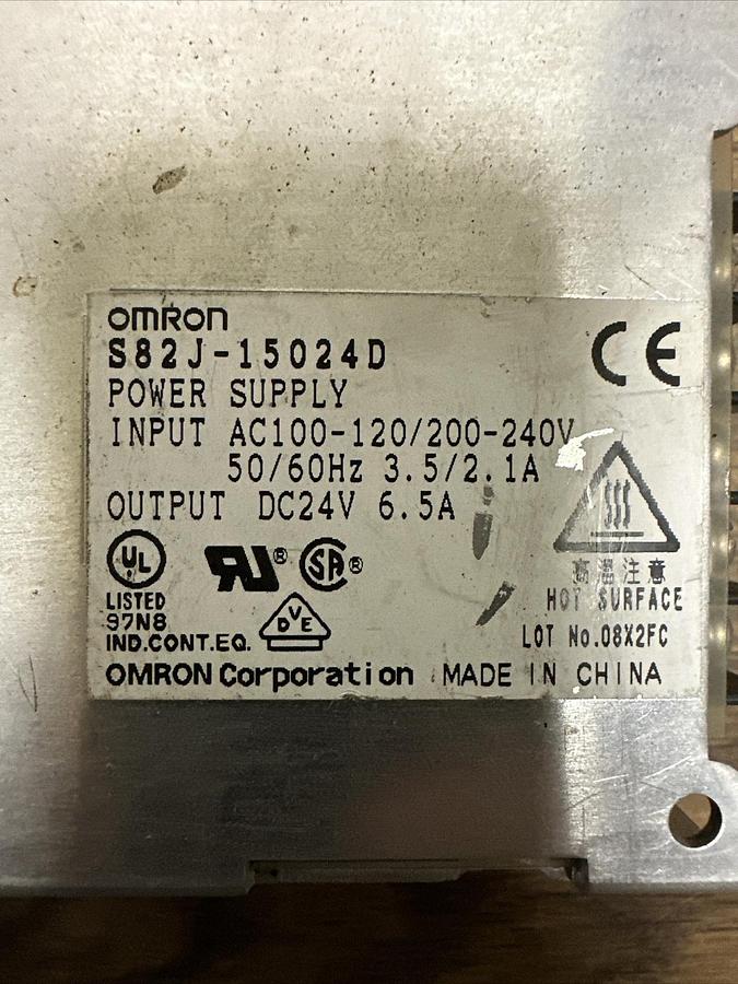 Used Omron,S82J-15024D,Power Supply