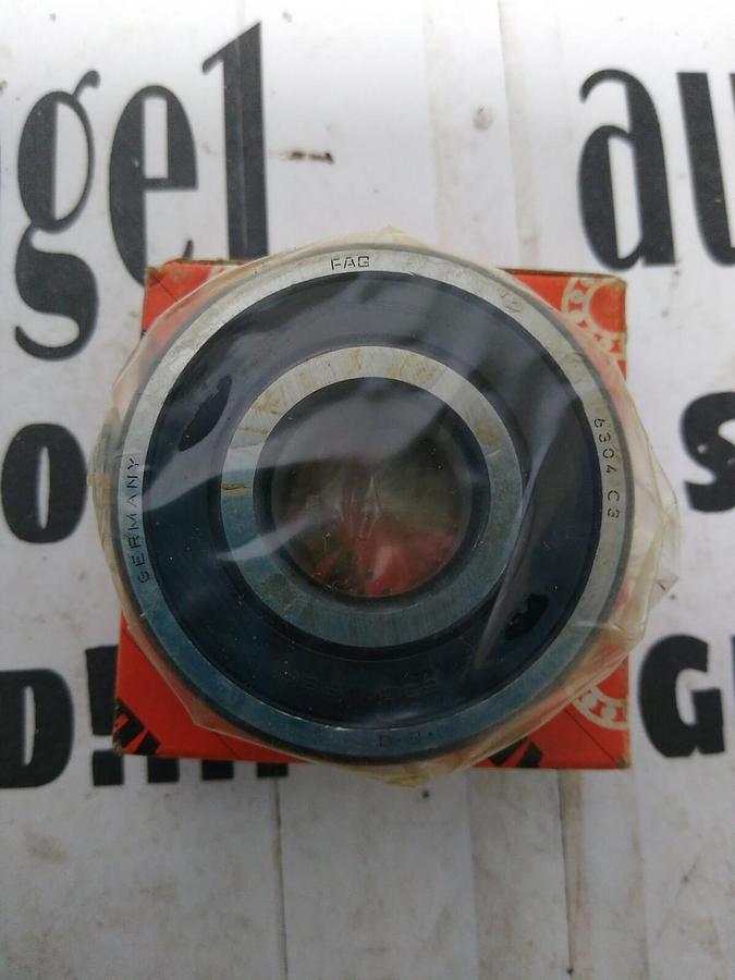 Fag,6304-2RSR-T-C3-L12,Deep Groove Ball Bearing NOS