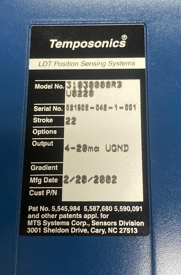 TEMPOSONICS,31030000R3U0220,ANALOG OUTPUT MODULE NOS