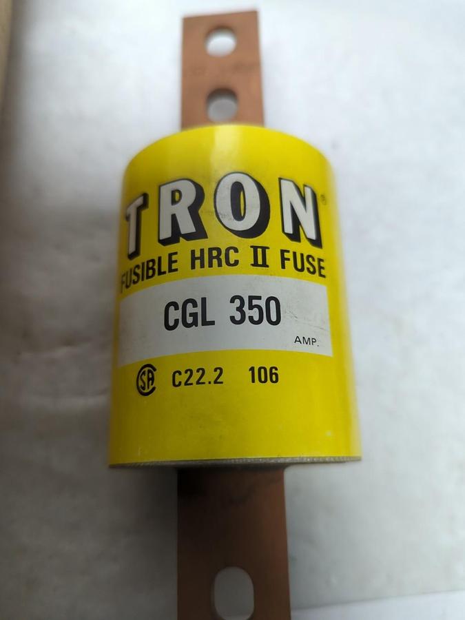 COOPER BUSSMANN,CGL-350,BUSS 350 AMP FUSE NOS