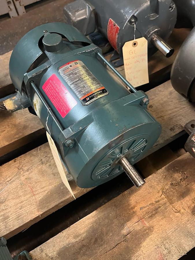 Used Reliance,C56E2502T,Motor 1/2HP 1725RPM 1PH L56