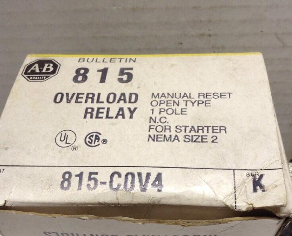 Allen-Bradley,815-C0V4,Overload Relay