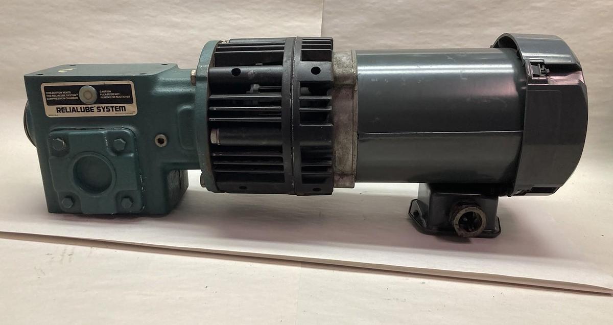 Used Reliance,5542A5530C,Rapistan Gear Reducer 1.11HP 1750RPM 56/175-20 Ratio