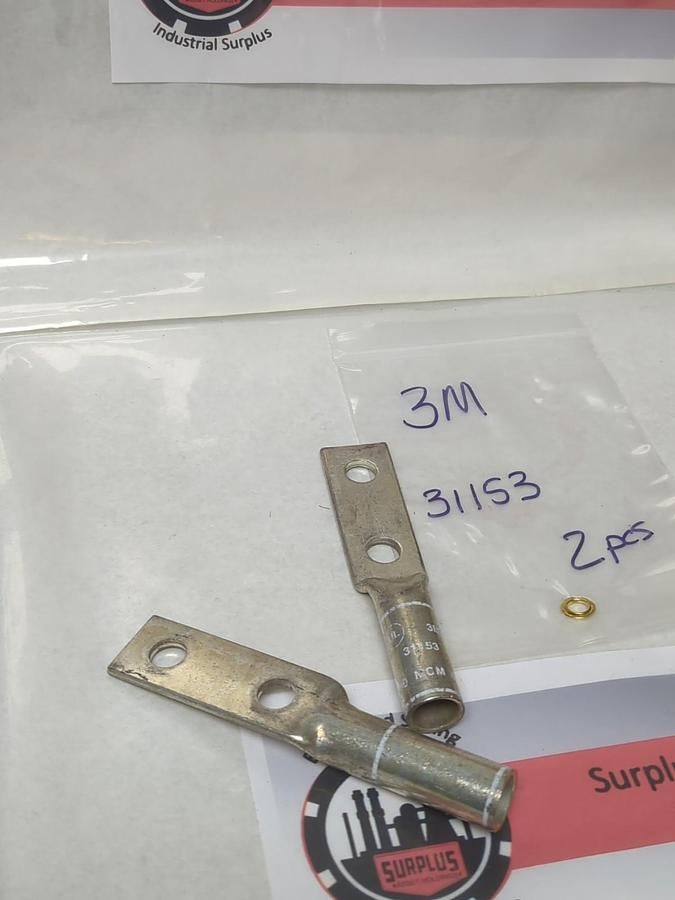 3M,31153,COMPRESSION LUG 2-HOLE 300 MCM LOT OF 2 NOS