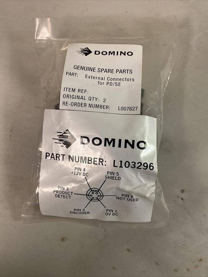 Used DOMINO,L103296,EXTERNAL CONNECTOR FOR PD/SE L103296