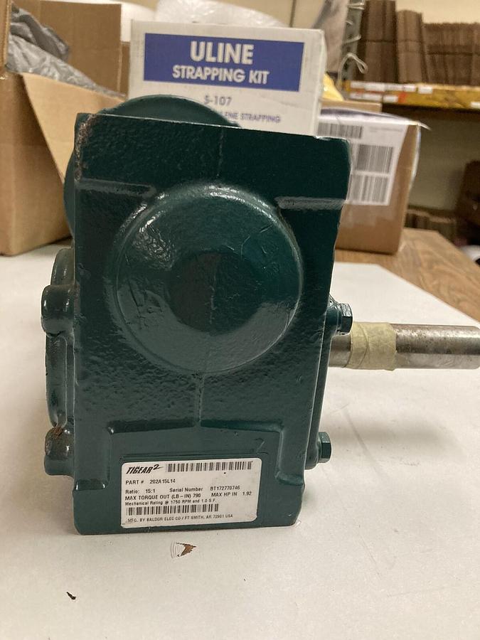 Used Dodge,202A15L14,Gear Speed Reducer  Ration 15:1 HP 1.92