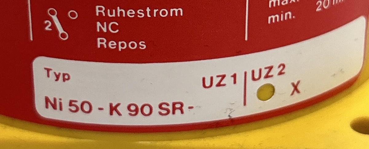 Used TURCK,NI50-K90SR-UZ2X,PROXIMITY SWITCH