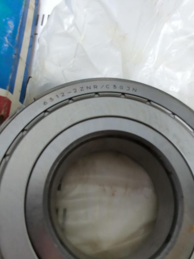 SKF,6312-2ZNRJEM,DEEP GROOVE BALL BEARING WITH SNAP RING