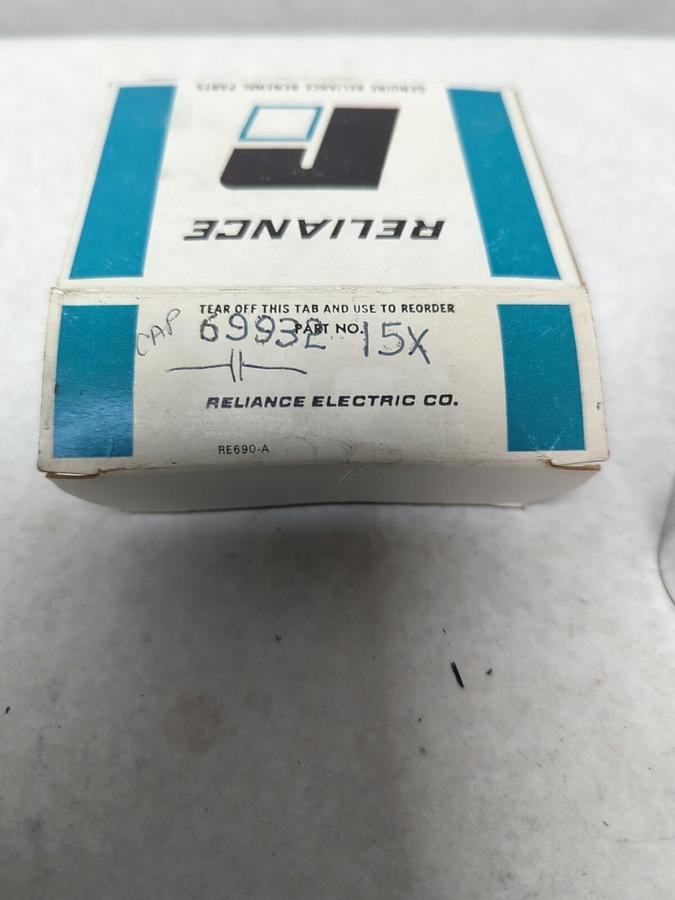 RELIANCE ELECTRIC,69932 15X,CAPACITOR NOS