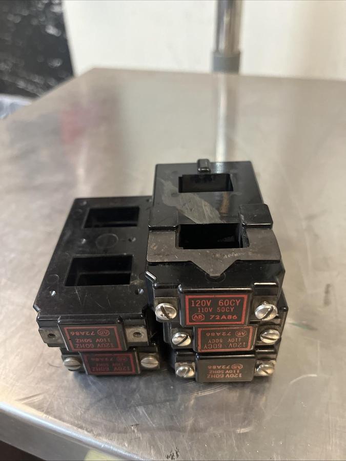 Used ALLEN BRADLEY,72A86,SIZE 2 STARTER CONTACTOR COIL 110/120V LOT OF 5
