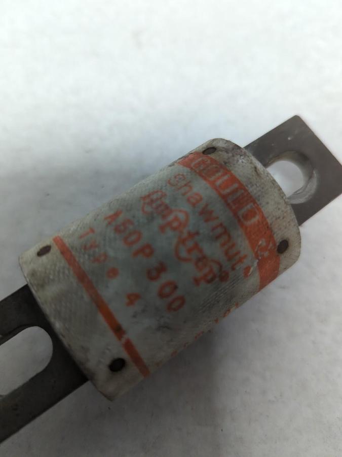 Used GOULD SHAWMUT,A50P300,SEMI-CONDUCTOR 300 AMP FUSE PRE-OWNED