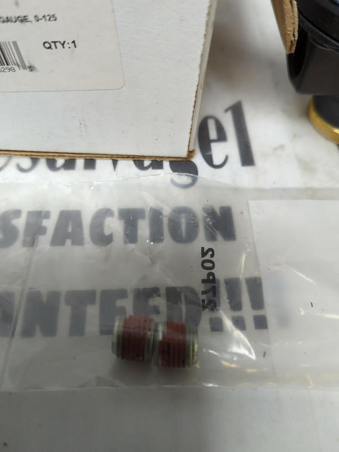 COILHOUSE PNEUMATICS,8804G 1/2, REGULATOR W/ GAUGE 0-125 NOS