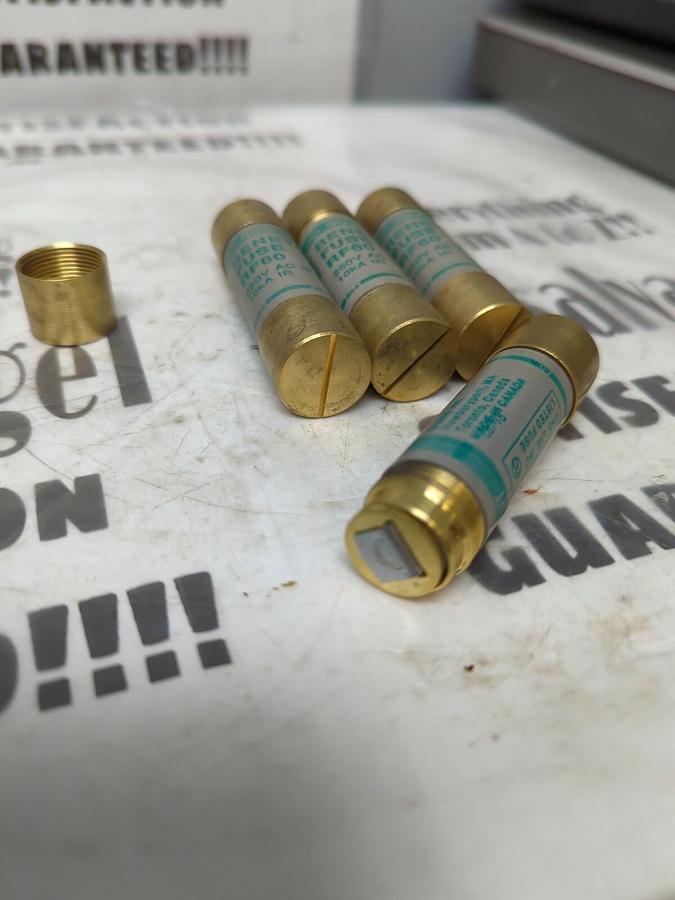 GOULD SHAWMUT,RF60,RENEWABLE FUSE 60 AMP 250 VAC LOT OF 4 NOS