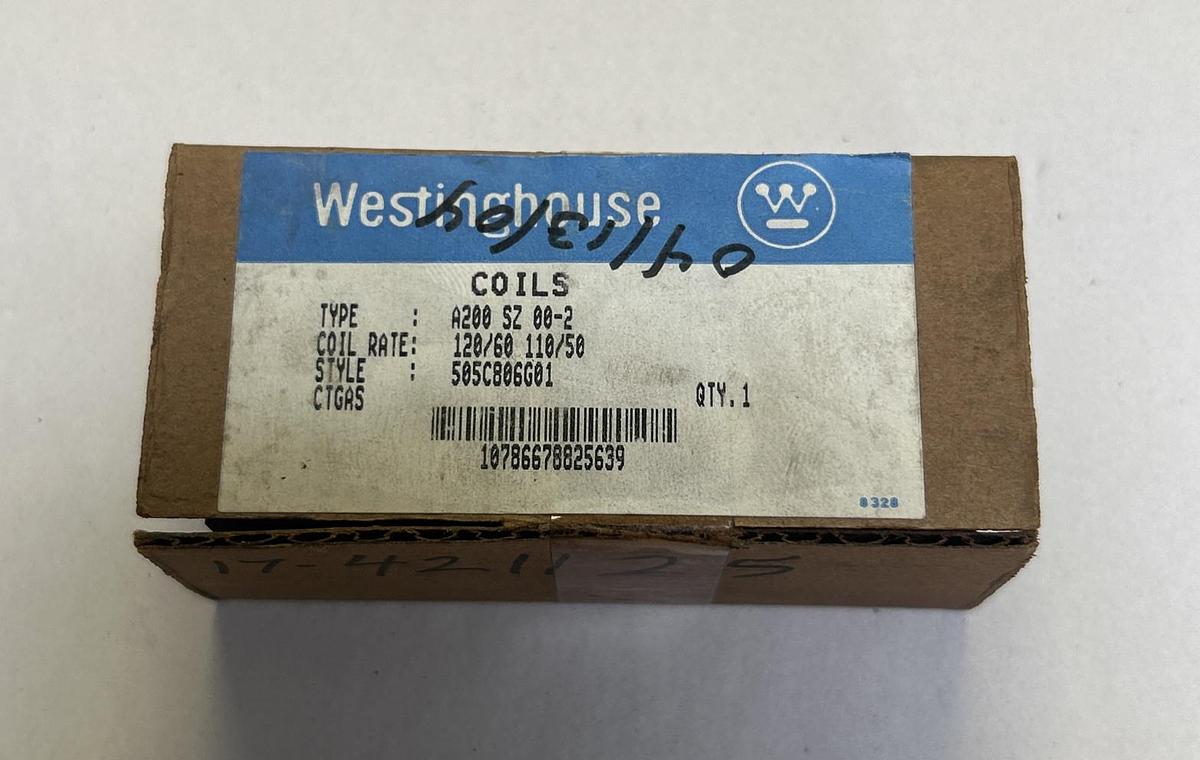 WESTINGHOUSE,A200SZ00-2,COIL 110/120V NOS