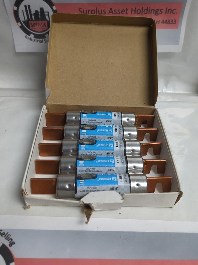 LITTELFUSE,FLNR-100ID,INDICATOR 100 AMP FUSE LOT OF 5 NOS
