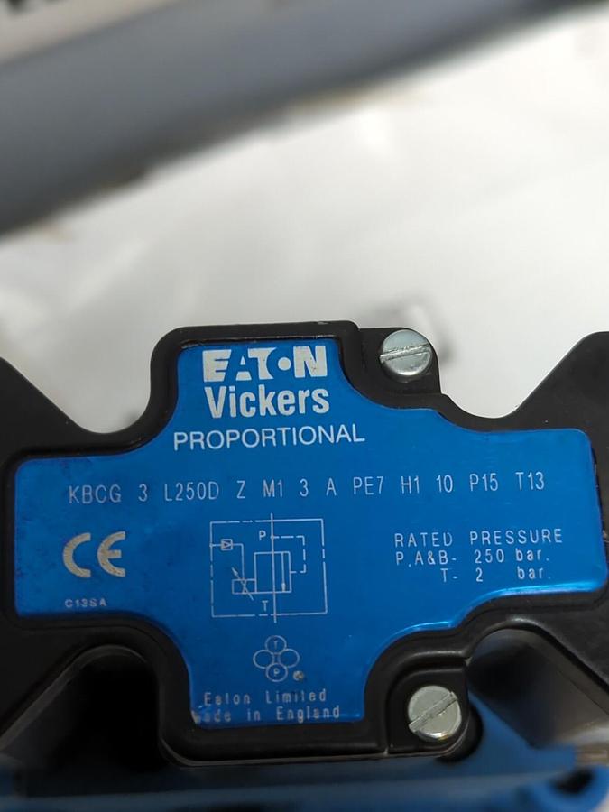 EATON VICKERS,KBXCG3L250DZM13APE7H11, PRESSURE RELIEF VALVE