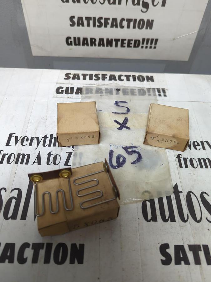 DAYTON ELECTRIC,5X65,STYLE F 8.0 HEATER ELEMENTS LOT OF 6 NOS