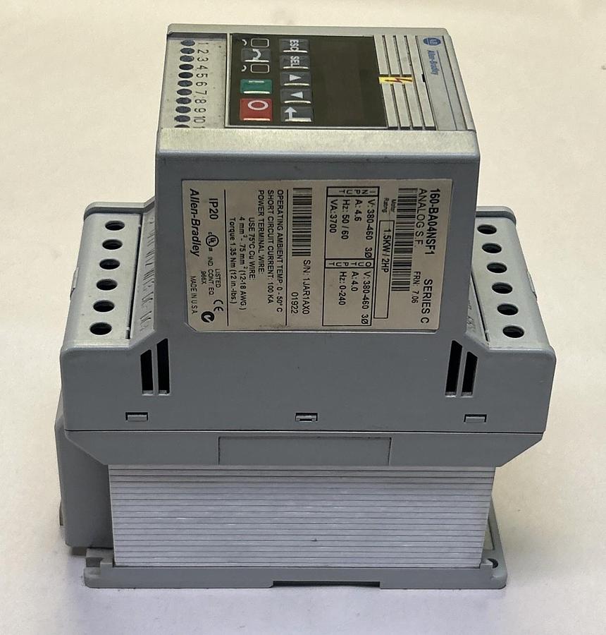 Used ALLEN BRADLEY,160-BA04NSF1,VARIABLE SPEED DRIVE