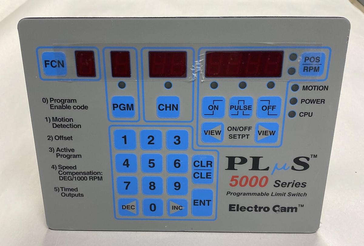 ELECTRO CAM,PS-5011-10-P16-G,PLUS 5000 SERIES PROGRAMMABLE LIMIT SWITCH NEW