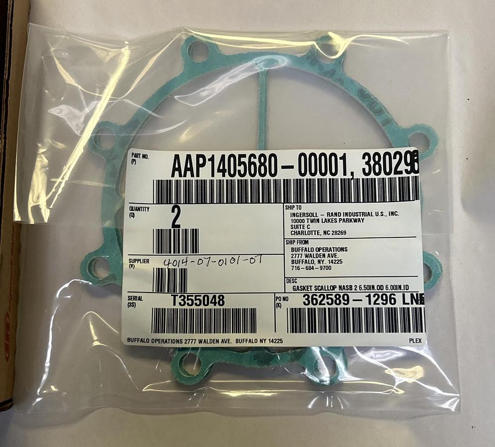 Used INGERSOLL RAND,AAP1405680-00001,OIL COOLER GASKET KIT NEW