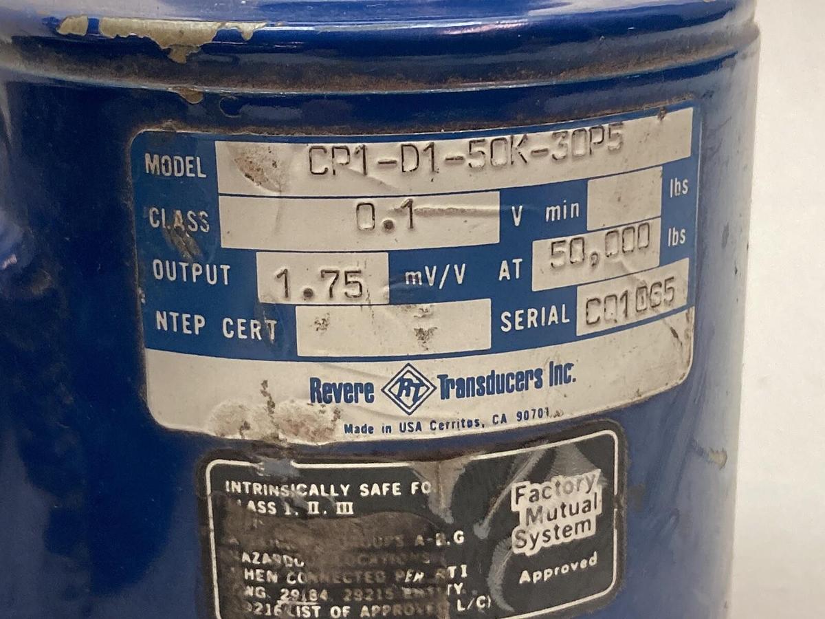 Revere Transducers,CP1-D1-50K-30P5,Load Cell 1.75 MV/V