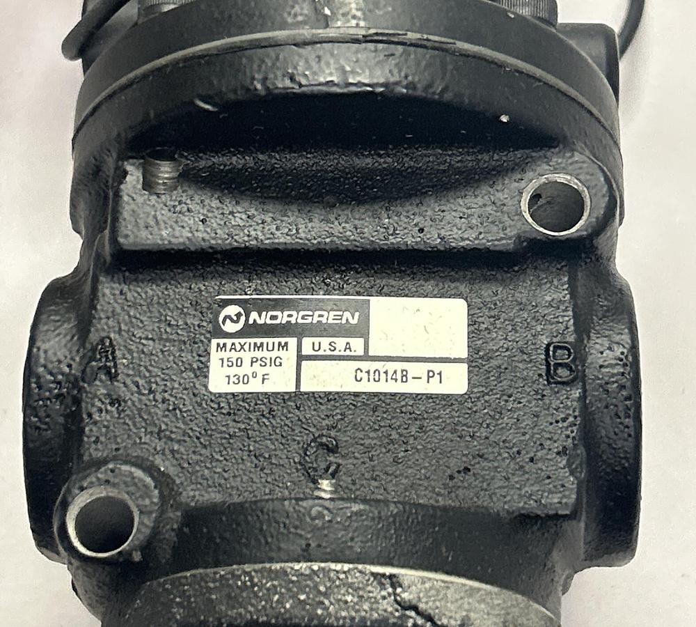 Used NORGREN,C1014B-P1,POPPET SOLENOID VALVE NEW