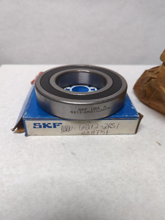 SKF,6212-2RS1,DEEP GROOVE BALL BEARING NOS