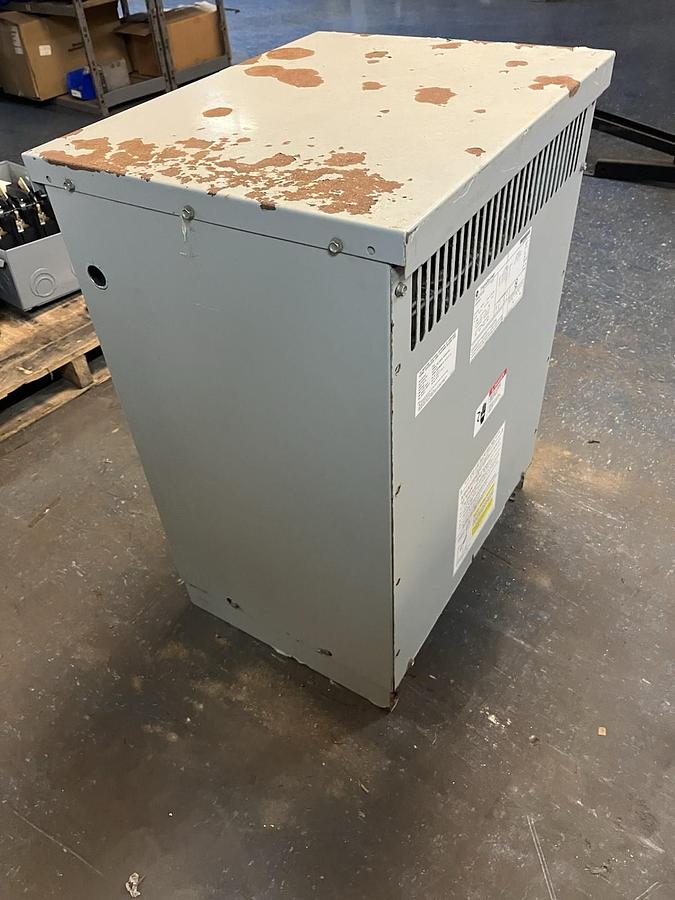 Used GE,9T8382671,TRANSFORMER 25KVA HV 480 LV 240/120V 1PH