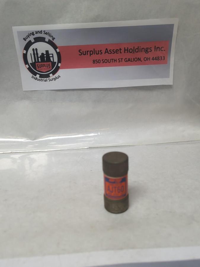 Used GOULD SHAWMUT,AJT60,AMP-TRAP 60 AMP FUSE PRE-OWNED
