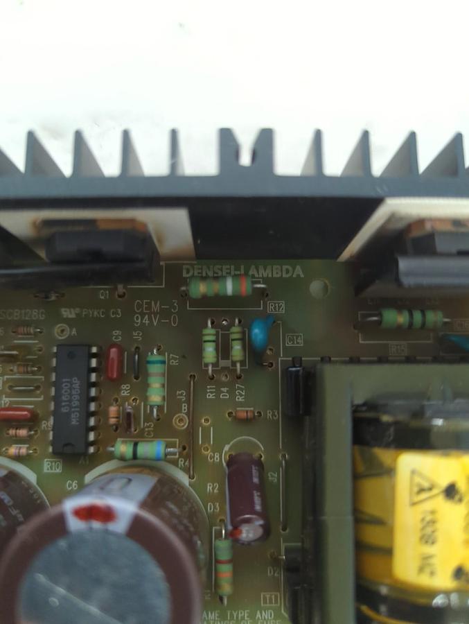 Used DENSEL-LAMBDA,CEM-3 94V-0,POWER SUPPLY BOARD PRE-OWNED