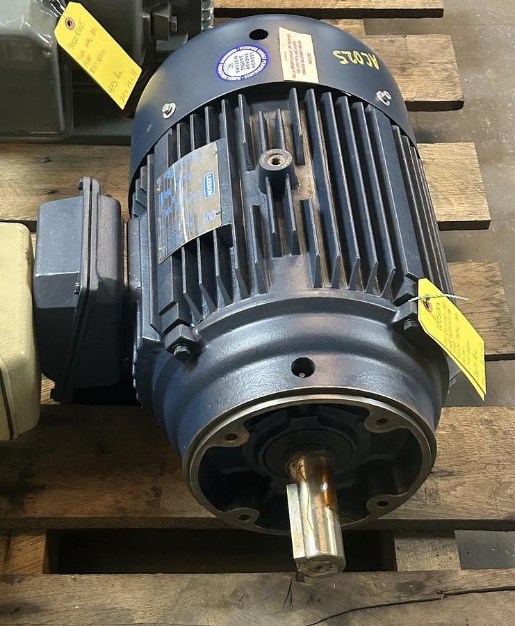 Used LEESON,151350.60,MOTOR 15HP 208-230/460V 1750RPM 3PH 254TC FRAME