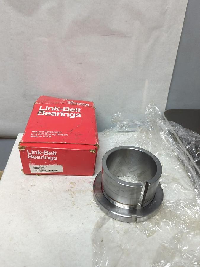 LINK-BELT,SNW203716,BEARING ADAPTER ASSEMBLY MISSING LOCK WASHER NOS