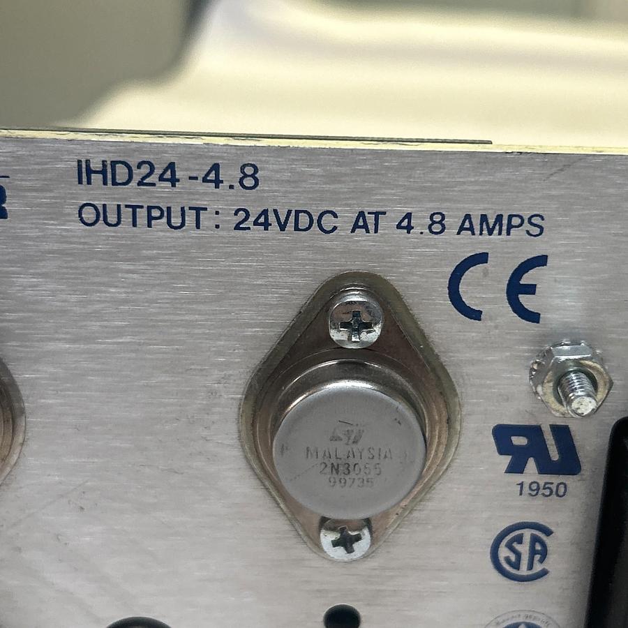 Used INTERNATIONAL POWER,IHD24-4.8,POWER SUPPLY 4.8A 24VDC