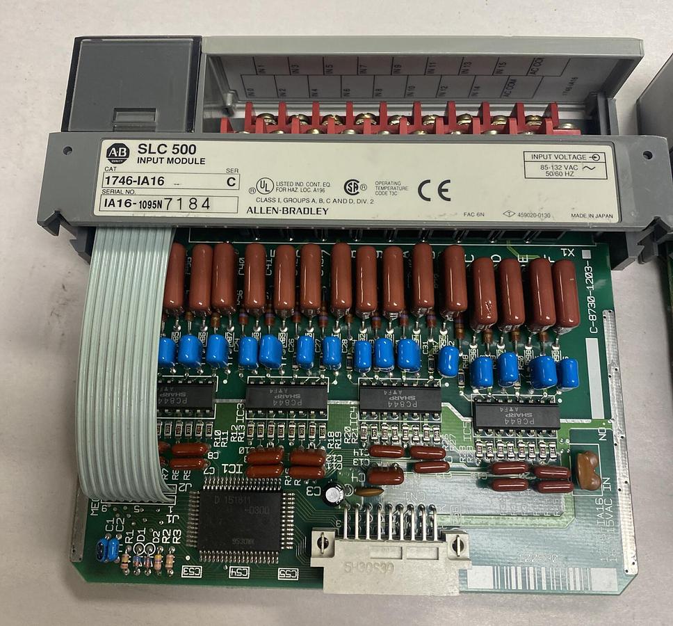 Used Allen Bradley,1746-IA16,Ser C SLC500 Input Module Lot Of 2 NOS