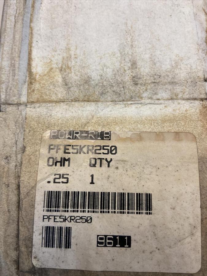 Ohmite,PFE5KR250,Wirewound Power Resistor .25 Ohms NOS
