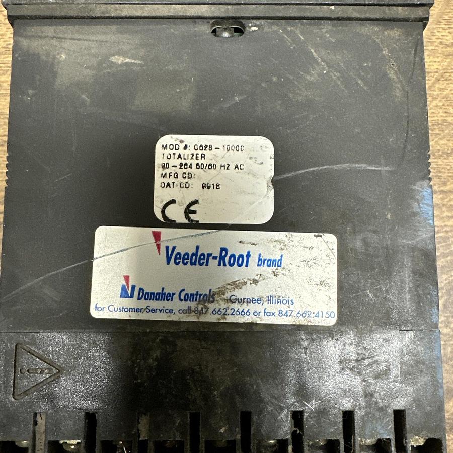 Used Veeder-Root,C628-10000,Digital Rate Meter-Totalizer