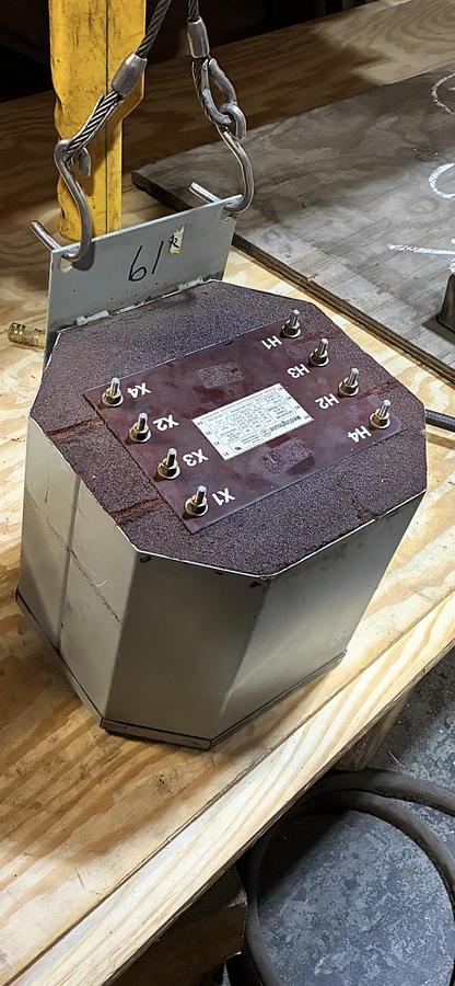 Used WESTINGHOUSE,TYPE AP,TRANSFORMER 10KVA HV 480V/240V LV 240/120V 1PH